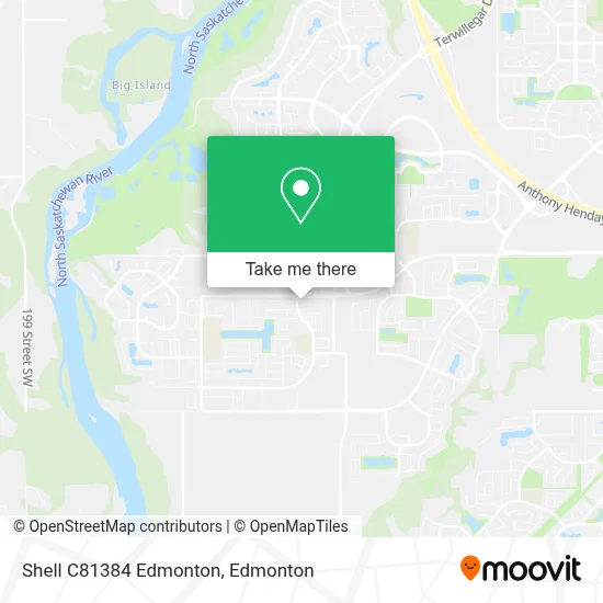 Shell C81384 Edmonton map
