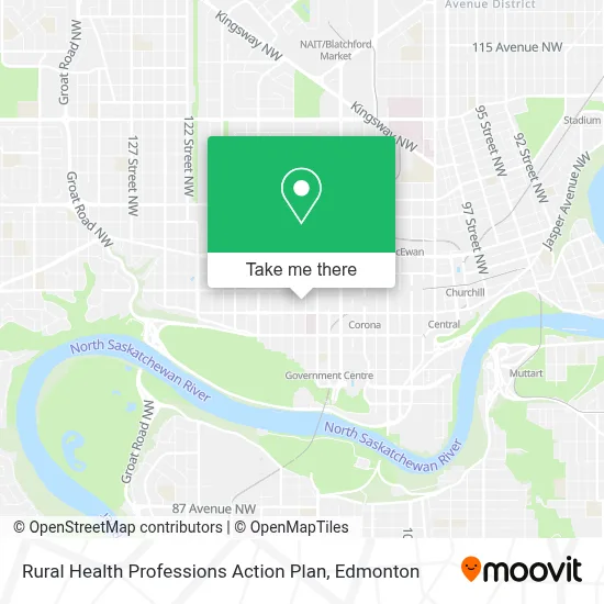 Rural Health Professions Action Plan map