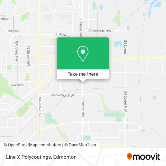 Line-X Polycoatings map