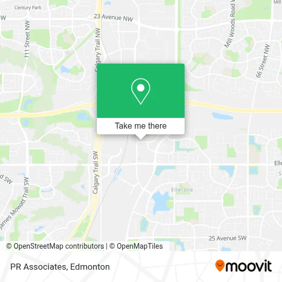 Pr Associates map