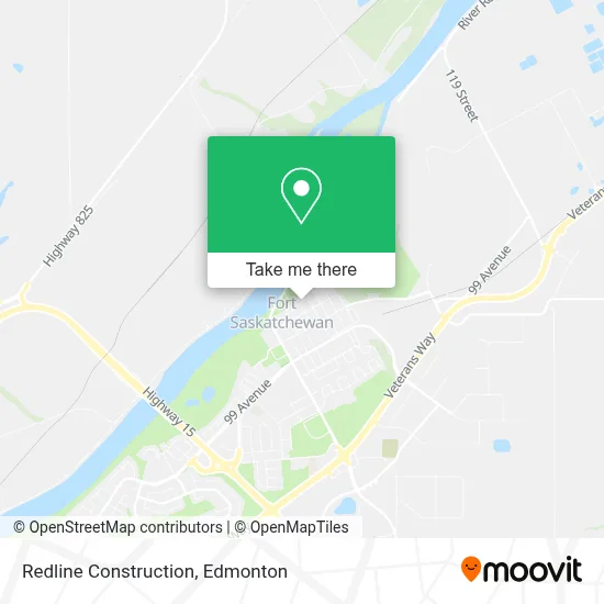 Redline Construction map