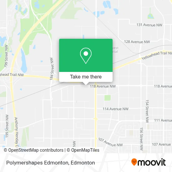 Polymershapes Edmonton map