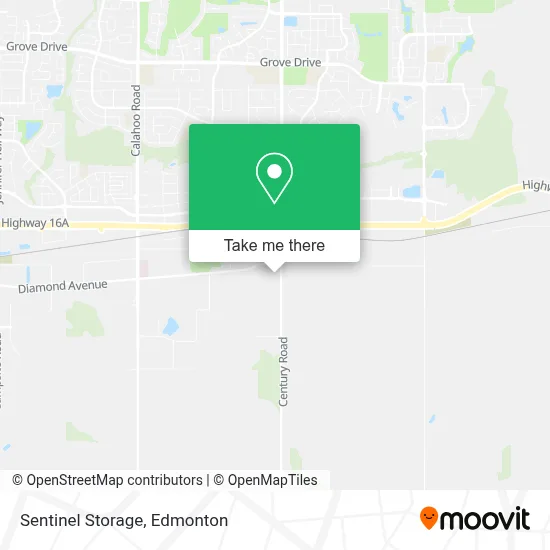Sentinel Storage map