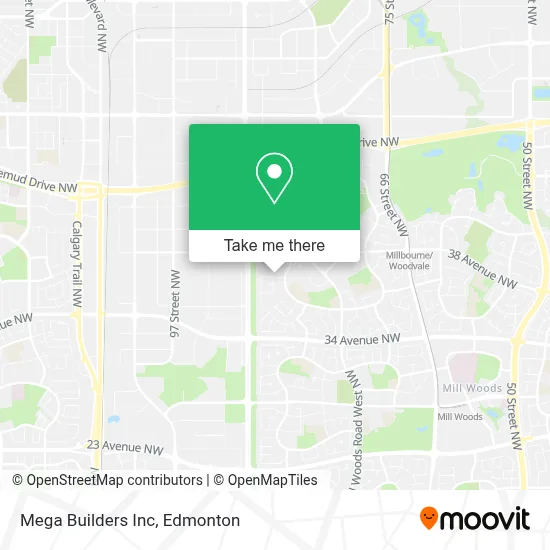Mega Builders Inc map