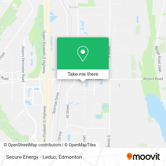 Secure Energy - Leduc map