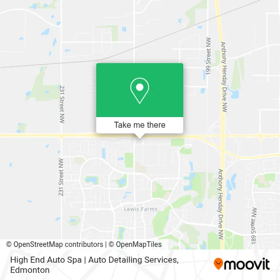 High End Auto Spa | Auto Detailing Services map