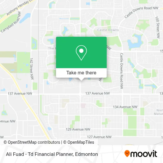 Ali Fuad - Td Financial Planner map