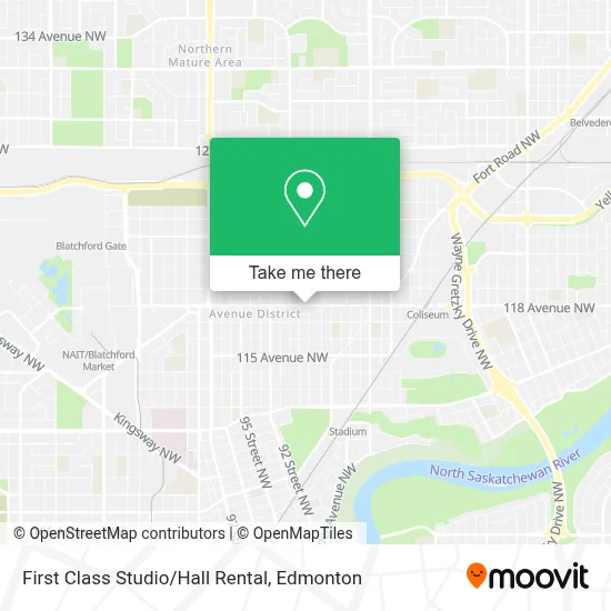 First Class Studio/Hall Rental map