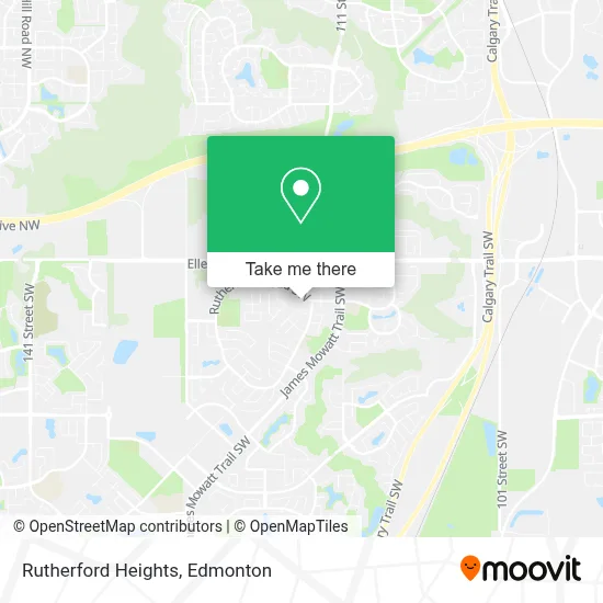 Rutherford Heights map