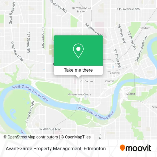 Avant-Garde Property Management map