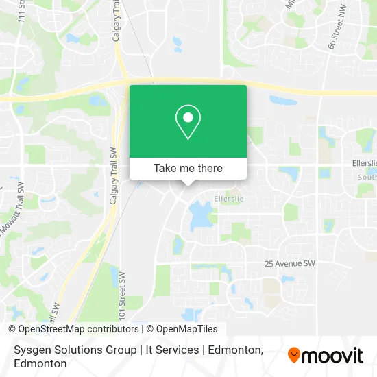 Sysgen Solutions Group | It Services | Edmonton map