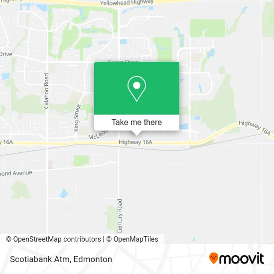 Scotiabank Atm map