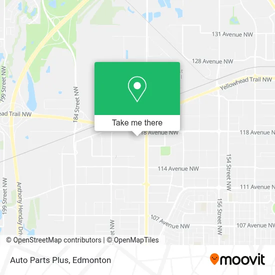 Auto Parts Plus map