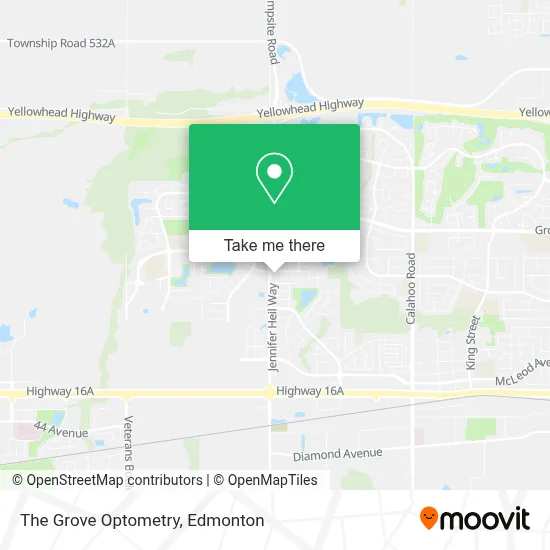 The Grove Optometry map