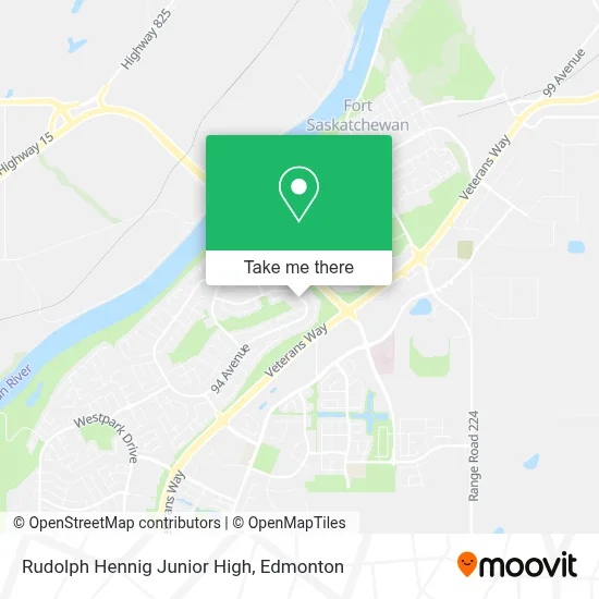 Rudolph Hennig Junior High map
