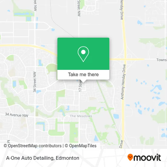 A-One Auto Detailing map