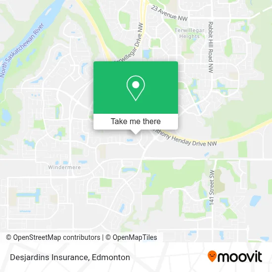 Desjardins Insurance map