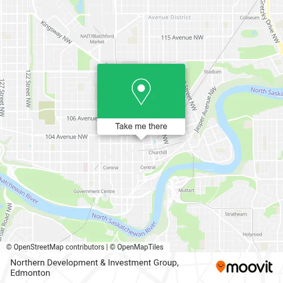 Northern Development & Investment Group map