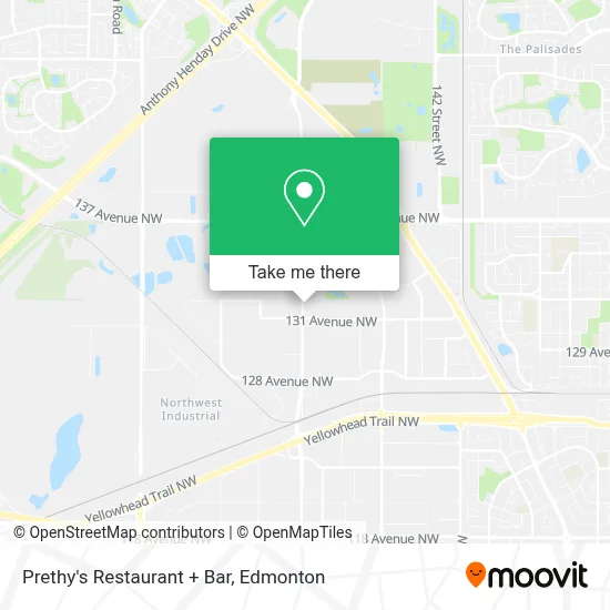 Prethy's Restaurant + Bar map