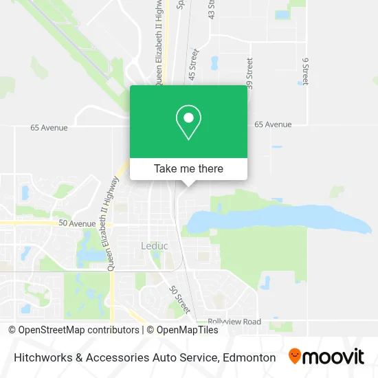 Hitchworks & Accessories Auto Service map