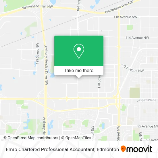 Emro Chartered Professional Accountant map