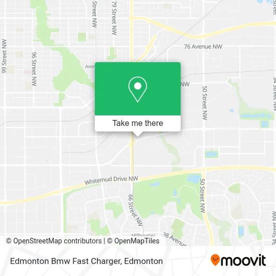 Edmonton Bmw Fast Charger map