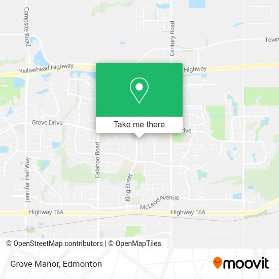 Grove Manor map