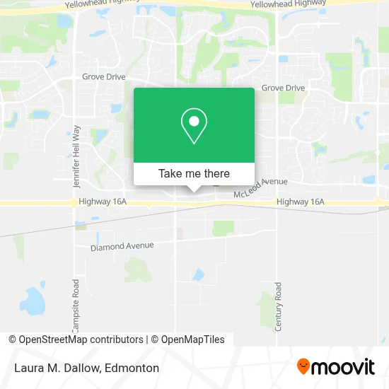 Laura M. Dallow map