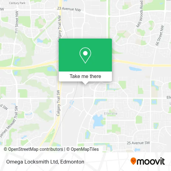 Omega Locksmith Ltd map