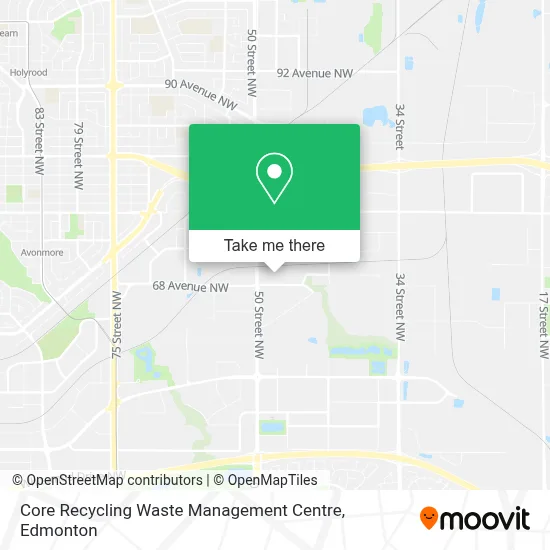 Core Recycling Waste Management Centre map