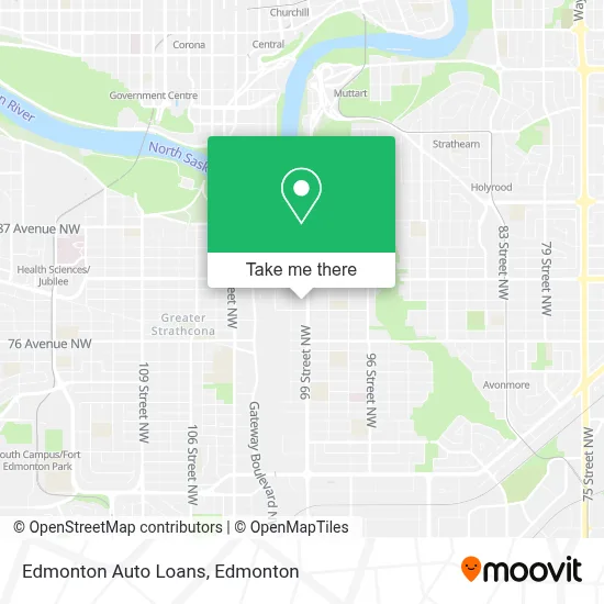 Edmonton Auto Loans map