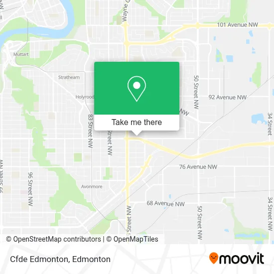 Cfde Edmonton map