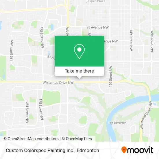 Custom Colorspec Painting Inc. map