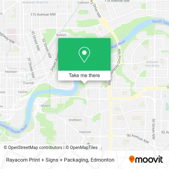 Rayacom Print + Signs + Packaging map