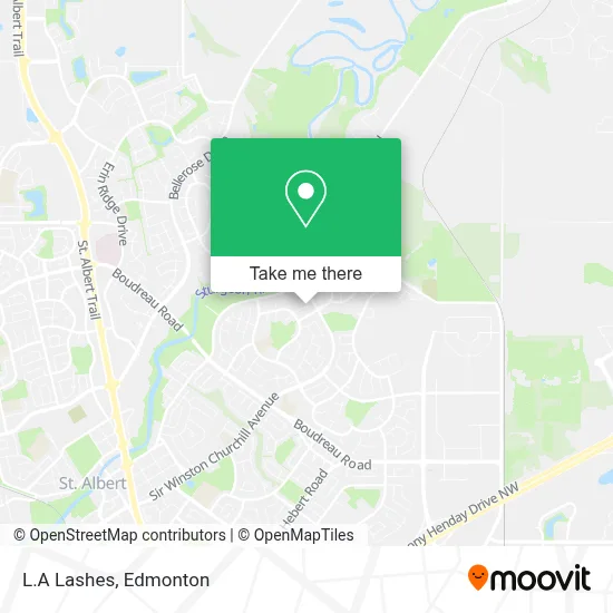 L.A Lashes map