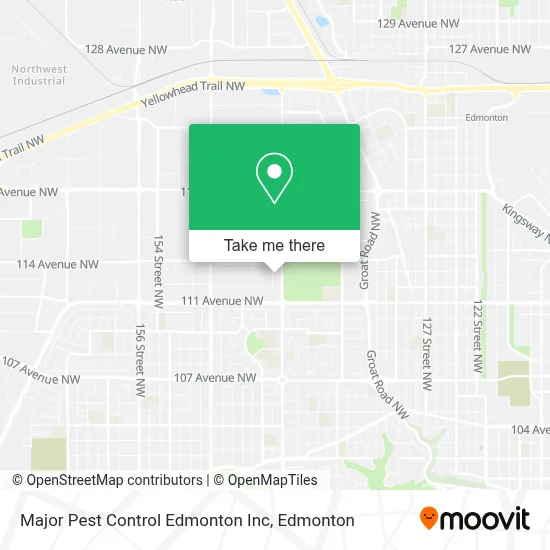 Major Pest Control Edmonton Inc map