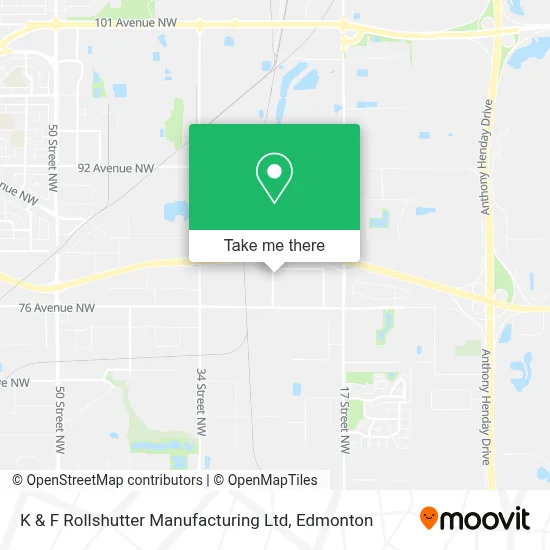 K & F Rollshutter Manufacturing Ltd map