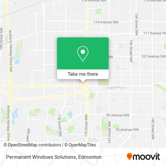 Permanent Windows Solutions map