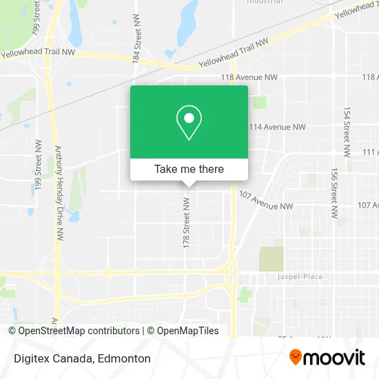 Digitex Canada map