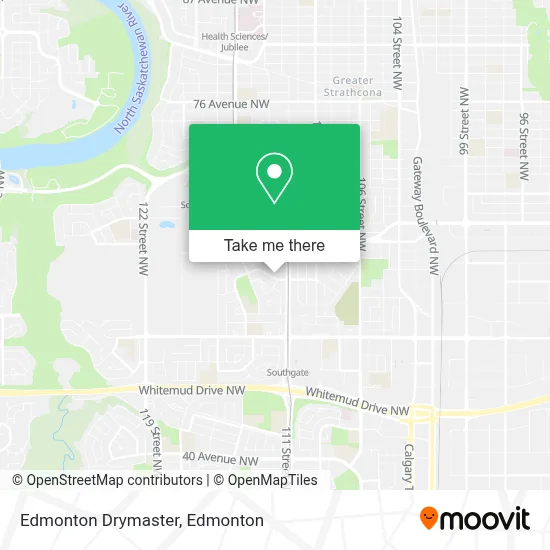 Edmonton Drymaster map