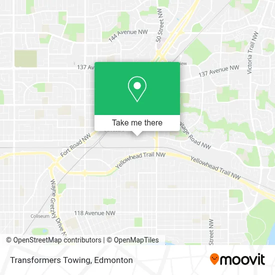 Transformers Towing map