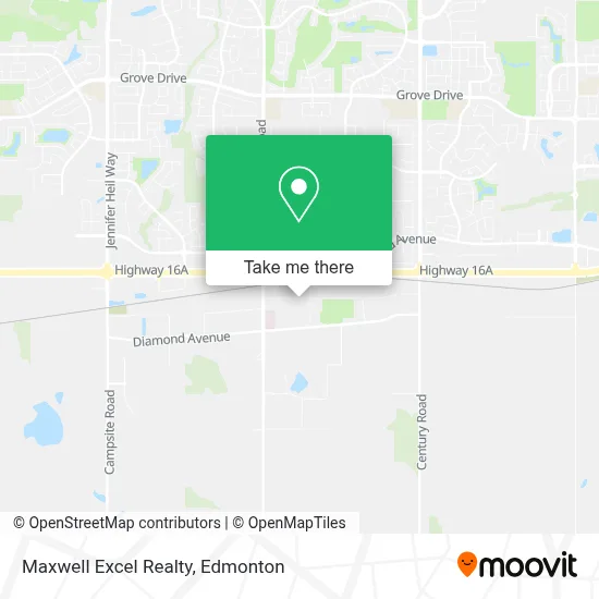 Maxwell Excel Realty map