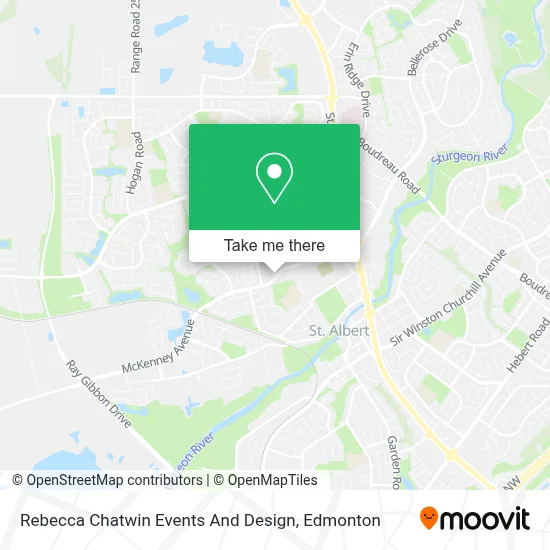 Rebecca Chatwin Events And Design map