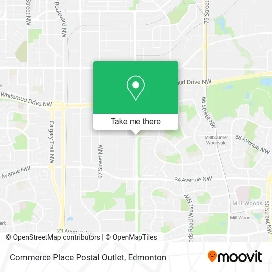 Commerce Place Postal Outlet map