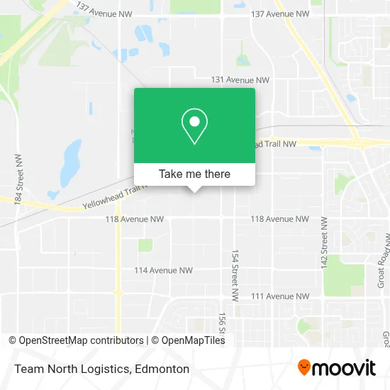 Team North Logistics map