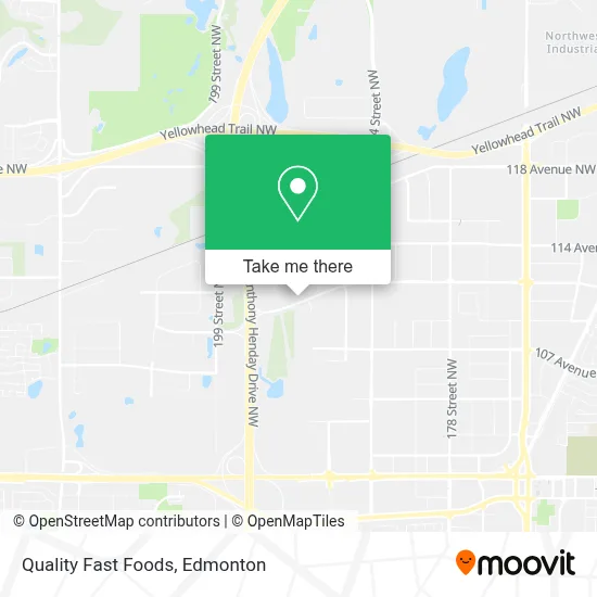 Quality Fast Foods map