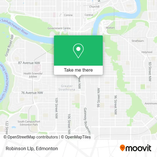 Robinson Llp map