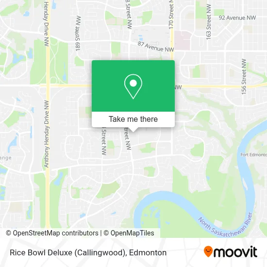 Rice Bowl Deluxe (Callingwood) map