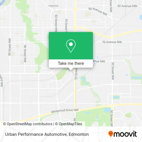 Urban Performance Automotive map