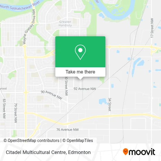 Citadel Multicultural Centre map